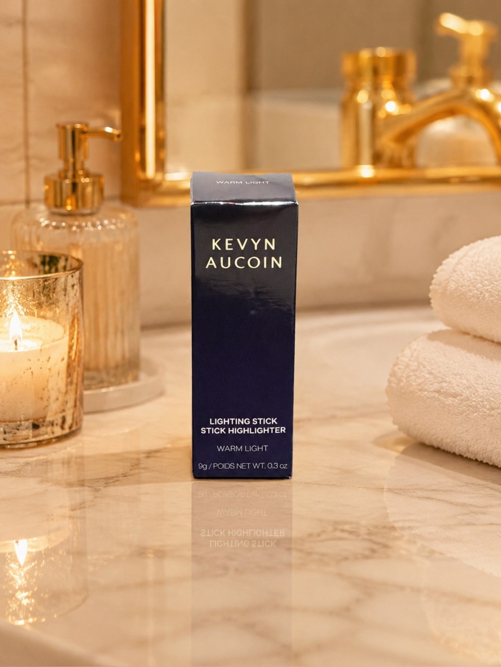 Kevyn Aucoin Navy Blue Lighting Stick Highlighter,NIB